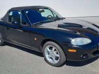 Gebraucht Mazda MX5 110 PS (80 kW) 2001 Schwarz Cabrio