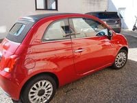 Gebraucht Fiat 500 Lounge 69 PS (50 kW) 2018 Rosso corsa/sfrontato/argilla/ Cabrio