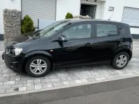 Gebraucht Chevrolet Aveo 86 PS (63 kW) 2012 Schwarz Kleinwagen