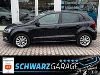 Gebraucht VW Polo LOUNGE 110 PS (80 kW) 2015 Schwarz Limousine