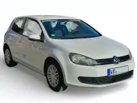 Gebraucht VW Golf VI 80 PS (58 kW) 2009 Weiß Kleinwagen