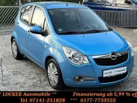 Gebraucht Opel Agila Edition 94 PS (69 kW) 2012 Blau Kleinwagen