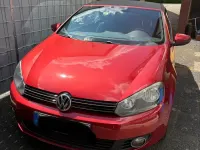 Gebraucht VW Golf Cabriolet 105 PS (77 kW) 2012 Rot Cabrio