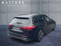 Gebraucht Mercedes C220 AMG 200 PS (147 kW) 2024 Ung schwarz unilack Kombi