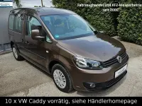 Gebraucht VW Caddy 102 PS (75 kW) 2014 Braun Van / Kleinbus