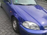 Gebraucht Honda Civic 75 PS (55 kW) 1998 Blau Kleinwagen