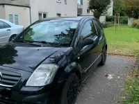 Gebraucht Citroën C2 60 PS (44 kW) 2009 Schwarz Kleinwagen