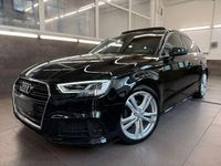 Gebraucht Audi A3 S-Line 150 PS (110 kW) 2017 Schwarz metallic