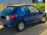 Używany Peugeot 206 75 KM (55 kW) 2000 Niebieski Hatchback