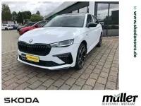 Neu Skoda Scala Monte Carlo 150 PS (110 kW) 2026 Moonweiss metallic Kleinwagen