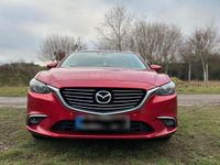 Gebraucht Mazda 6 Exclusive-Line 150 PS (110 kW) 2017 Rot Kombi