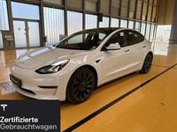 Gebraucht Tesla Model 3 Performance 377 kW (513 PS) 2021 Weiß Limousine