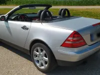 Gebraucht Mercedes SLK200 136 PS (100 kW) 1998 Silber Cabrio