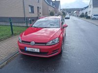 Gebraucht VW Golf VII Highline 125 PS (91 kW) 2017 Rot Kombi