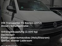 Gebraucht VW Transporter 2012 Weiß Van