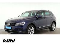 Gebraucht VW Tiguan Highline 150 PS (110 kW) 2018 Atlantik blue metallic SUV