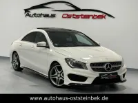 Gebraucht Mercedes CLA220 AMG line 170 PS (125 kW) 2014 Calcitweiss/zirrusweiss Limousine