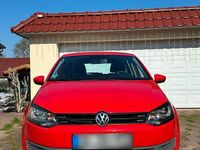 Gebraucht VW Polo Trendline 69 PS (50 kW) 2010 Rot Kleinwagen