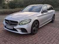 Gebraucht Mercedes C220 AMG line 194 PS (142 kW) 2019 Silber Kombi