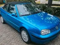 Gebraucht VW Golf 101 PS (74 kW) 2000 Blau Cabrio