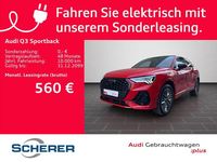 Gebraucht Audi Q3 Sportback Advanced 245 PS (180 kW) 2022 Tangorot metallic (metallic) SUV