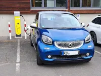 Occasion Smart ForFour Electric Drive 60 kW (82 ch) 2019 Bleue Berline