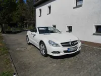 Gebraucht Mercedes SL500 387 PS (284 kW) 2009 Weiß Cabrio