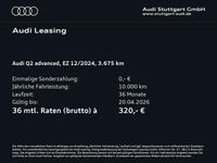 Gebraucht Audi Q2 Advanced Plus 150 PS (110 kW) 2024 Tausilber metallic SUV