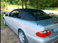 Gebraucht Mercedes CLK200 136 PS (100 kW) 2000 Silber Cabrio