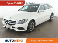 Gebraucht Mercedes C220 Avantgarde 170 PS (125 kW) 2018 Weiß Kombi