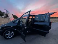 Gebraucht Opel Zafira 147 PS (108 kW) 2002 Schwarz Van / Kleinbus
