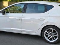 Usata Seat Leon 110 CV (80 kW) 2015 Bianco Berlina