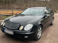 Usata Mercedes E320 224 CV (164 kW) 2003 Nero Station wagon