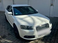 Gebraucht Audi A3 S-line plus 170 PS (125 kW) 2009 Weiß Kleinwagen