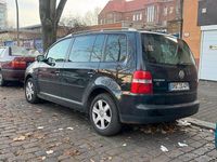 Gebraucht VW Touran 110 PS (80 kW) 2008 Schwarz Van / Kleinbus