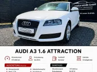 Gebraucht Audi A3 Sportback Attraction 102 PS (75 kW) 2010 Weiß Kleinwagen