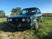 Gebraucht VW Golf Cabriolet 98 PS (72 kW) 1990 Grün Cabrio