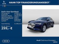 Gebraucht Audi e-tron 300 kW (408 PS) 2021 Navarrablau metallic SUV