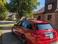 Gebraucht Mercedes C250 AMG line 204 PS (150 kW) 2015 Rot Limousine