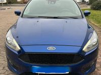 Gebraucht Ford Focus ST-Line 125 PS (91 kW) 2018 Blau Kombi