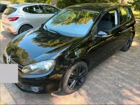 Gebraucht VW Golf VI 80 PS (58 kW) 2010 Schwarz Kleinwagen
