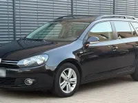 Gebraucht VW Golf VII Match 105 PS (77 kW) 2012 Schwarz Kombi