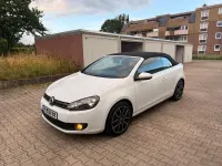 Gebraucht VW Golf Cabriolet 105 PS (77 kW) 2011 Weiß Cabrio