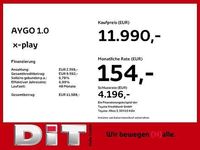 Gebraucht Toyota Aygo X-play 72 PS (52 kW) 2021 Vulcanorot Kleinwagen