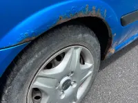 Gebraucht Nissan Almera 90 PS (66 kW) 2001 Blau Kleinwagen