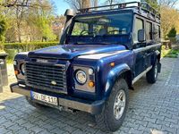 Gebraucht Land Rover Defender S 122 PS (89 kW) 2002 Blau Kombi