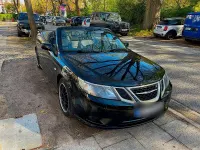 Gebraucht Saab 9-3 Cabriolet 196 PS (144 kW) 2008 Schwarz Cabrio