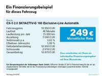Gebraucht Mazda CX-5 Exclusive-Line 160 PS (117 kW) 2017 Grau SUV