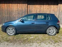 Gebraucht VW Golf VI Highline 122 PS (89 kW) 2010 Blau Kleinwagen