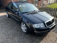 Używany Skoda Superb Elegance 150 KM (110 kW) 2004 Czarny Sedan/Limuzyna